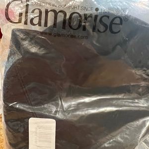 Glamorise Black underwire bra size 36DDD NWT